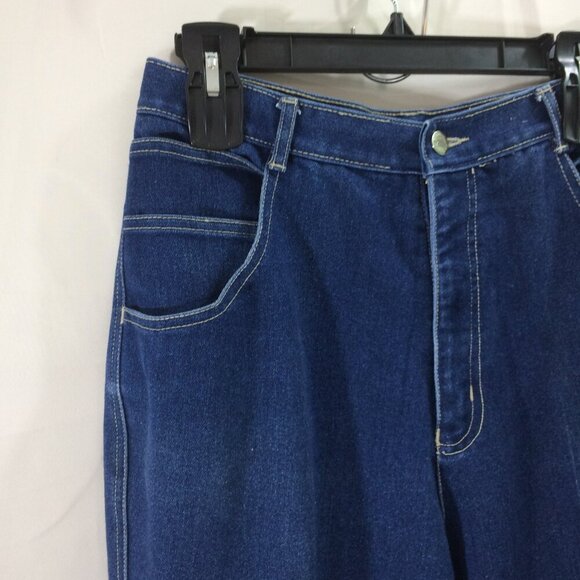 Gitano Vintage 90s Jeans High Rise Tapered Leg Dark Wash Cotton Blend Size 14 - Picture 4 of 4